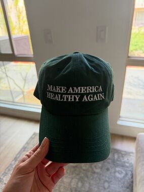 Spruce (Green) 'Make America Healthy Again' Embroidered Dad Hat